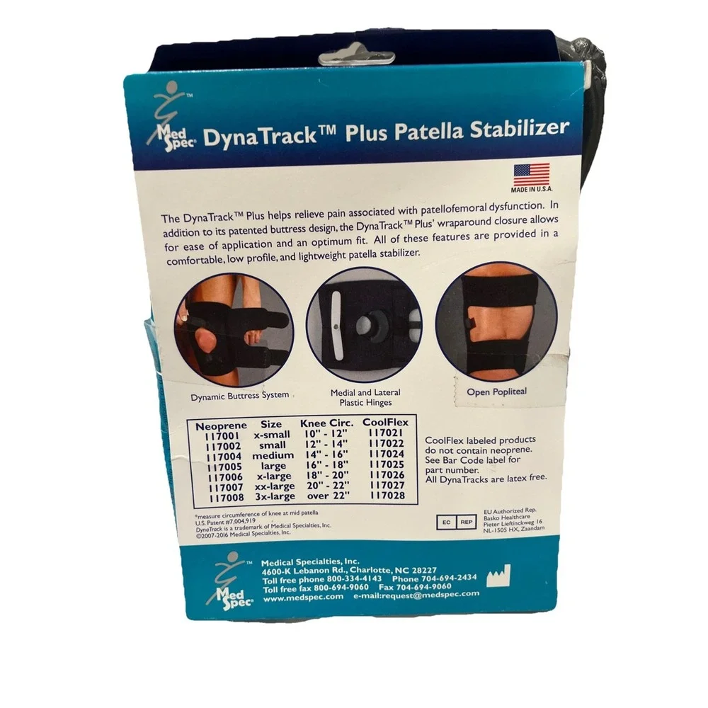 MedSpec Dynatrack™ Plus Patella Stabilizer Extra Small New